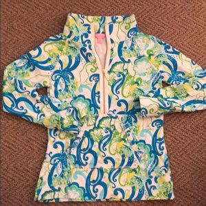 Lilly Pulitzer zip up pullover